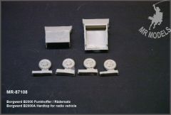 Wheel set Sd.Kfz.234 late type wheels alternate pattern