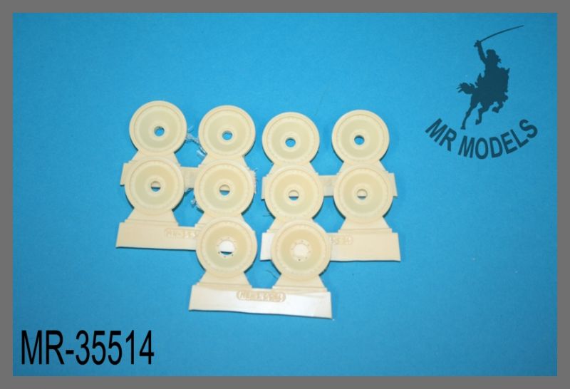 MR-35514 Panther D roadwheels Type B (set with 10 wheels)       (TAMIYA)