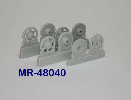 MR-48040 Idler wheels late type Panther G / Jagdpanther (for 2 models)