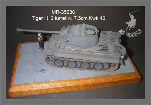 MR-35086 Tiger I H2 turret w. 7.5cm Kwk 42