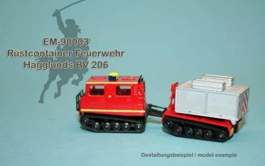 MR-90003 Rüstcontainer Feuerwehr für Hägglunds BV 206