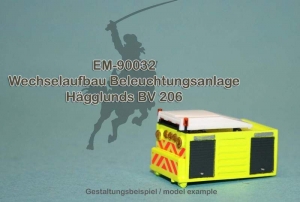 MR-90032  Wechselaufbau Beleuchtungsanlage für Hägglunds BV 206