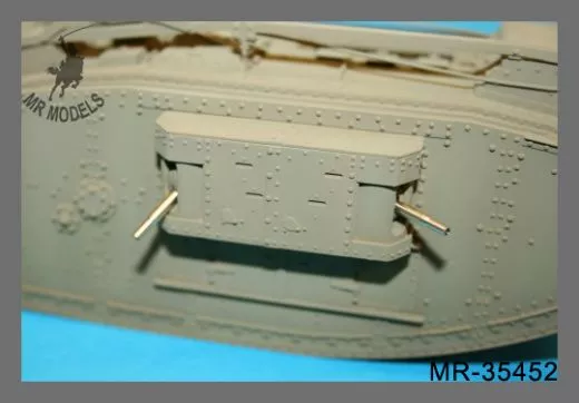 MR-35452 Lewis MG Set Mark IV Female, 5 MG Läufe aus Messing, (TAKOM)