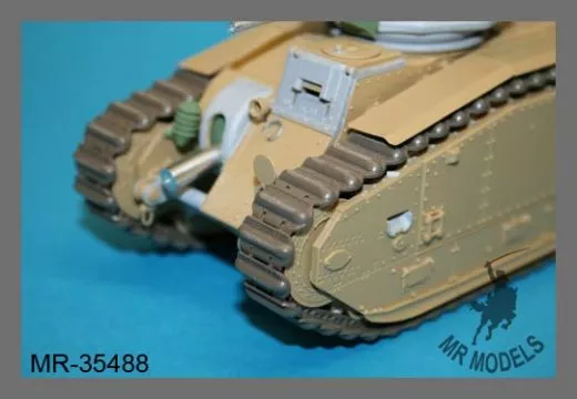 gun barrel set and upgrade Char B1 bis (TAMIYA)
