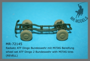 MR-72145  Radsatz ATF Dingo Bundeswehr mit MITAS Bereifung    (REVELL)