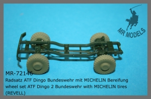 MR-72146 Radsatz ATF Dingo Bundeswehr mit MICHELIN Bereifung   (REVELL)