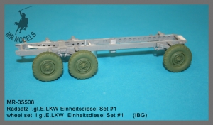 MR-35508    Radsatz l.gl.E.LKW Einheitsdiesel Set #1   (IBG)
