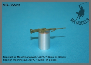 MR-35523  Spanisches Maschinengewehr ALFA 7,92mm (4 Stück)