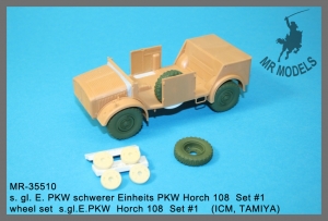MR-35510   s. gl. E. PKW schwerer Einheits PKW Horch 108  Set #1  (ICM, TAMIYA)
