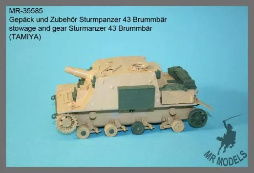 MR-35585 Gepäck und Zubehör Sturmpanzer 43 Brummbär (TAMIYA)