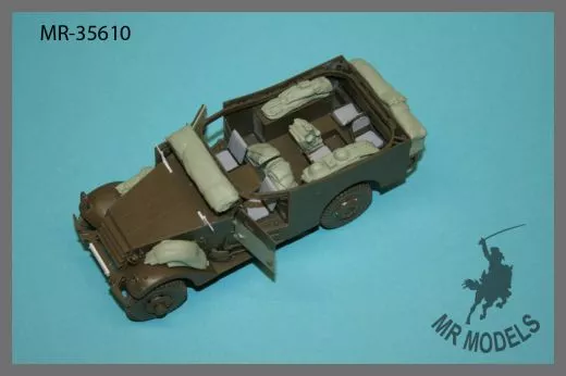 MR-35610 Gepäck und Ausrüstungsteile M3A1 Scout Car britische, kanadische Armee (TAMIYA)