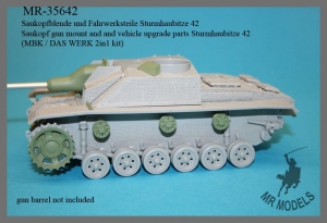 MR-35642  Saukopfblende und Fahrwerksteile Sturmhaubitze 42           (MBK / DAS WERK 2in1 kit)