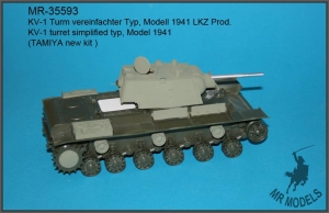 MR-35593 KV-1 Turm vereinfachter Typ, Modell 1941 LKZ Prod.  (TAMIYA new kit )