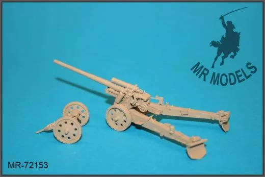 MR-72153 Geschützrohr, Munition und Zubehör 10cm Kanone 18 (ITALERI)