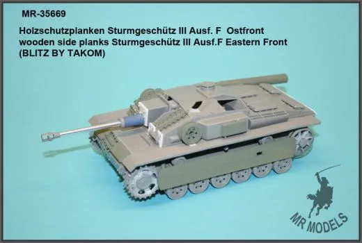 Holzschutzplanken Sturmgeschütz III Ausf. F Ostfront (BLITZ BY TAKOM)