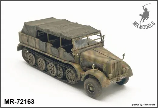 MR-72163 Verdeck und Wetterschutzplanen für Sd.Kfz.8 DB 10 (TRUMPETER)