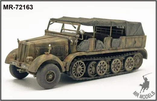 MR-72163 Verdeck und Wetterschutzplanen für Sd.Kfz.8 DB 10 (TRUMPETER)