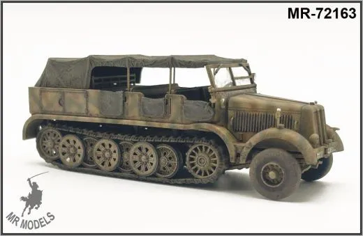 MR-72163 Verdeck und Wetterschutzplanen für Sd.Kfz.8 DB 10 (TRUMPETER)