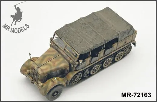 MR-72163 Verdeck und Wetterschutzplanen für Sd.Kfz.8 DB 10 (TRUMPETER)