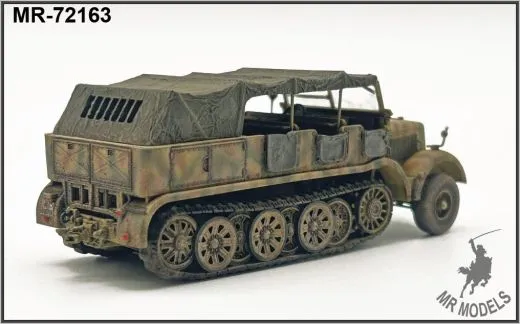 MR-72163 Verdeck und Wetterschutzplanen für Sd.Kfz.8 DB 10 (TRUMPETER)