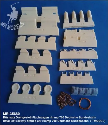 MR-35680 Rüstsatz Drehgestell-Flachwagen rlmmp 700 Deutsche Bundesbahn (T-MODEL)