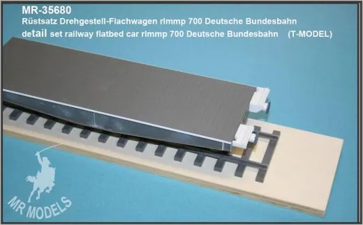 MR-35680 Rüstsatz Drehgestell-Flachwagen rlmmp 700 Deutsche Bundesbahn (T-MODEL)