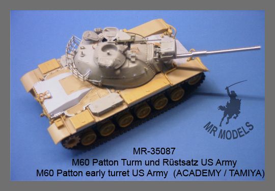 MR-35087 M60 Patton early turret & update US Army [ACADEMY / TAMIYA]