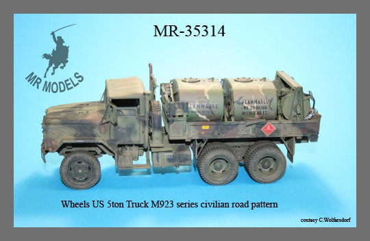 MR-35314 Radsatz US 5ton Truck M923 Serie Straßenreifen