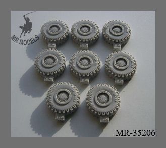 MR - 35206 Wheel set Spaehpanzer 2 LUCHS Bundeswehr early type