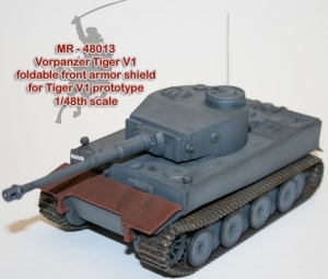 MR-48013  Vorpanzer experimental front armour shield for Tiger I