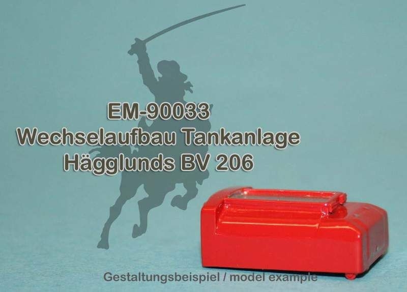 EM-90033  Wechselaufbau Tankanlage für Hägglunds BV 206