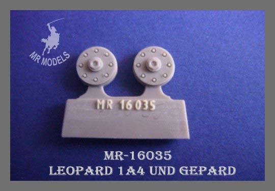 MR-16035  Nabendeckel  für TAMIYA Leopard 1A4 und Gepard 1:16
