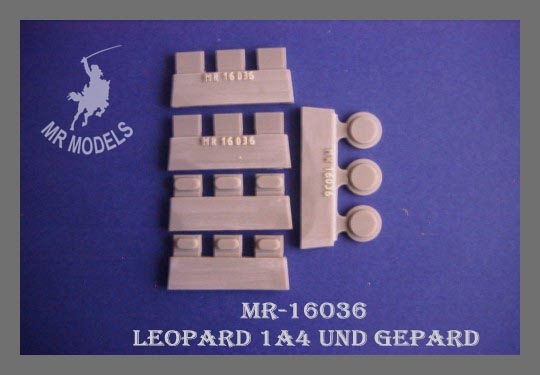 MR-16036 Lower hull sealing plugs for Tamiya Leopard 1A4 / Gepard 1:16