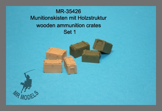 MR-35426 wooden ammunition crates set 1