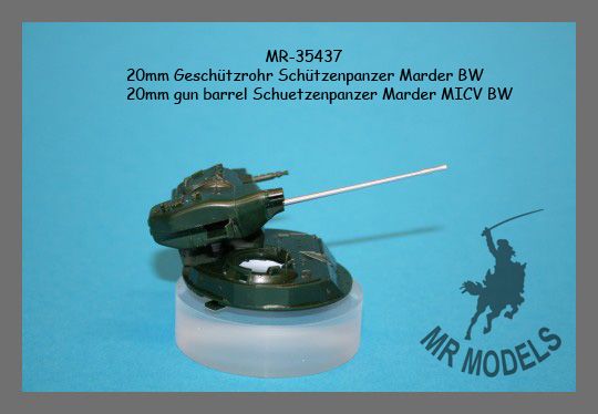 MR-35437 20mm gun barrel for Schützenpanzer Marder MICV  Bundeswehr ( REVELL )