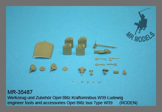 MR-35487   Pioneer tools and accessories for Opel Blitz Bus Ludewig W39    (RODEN)