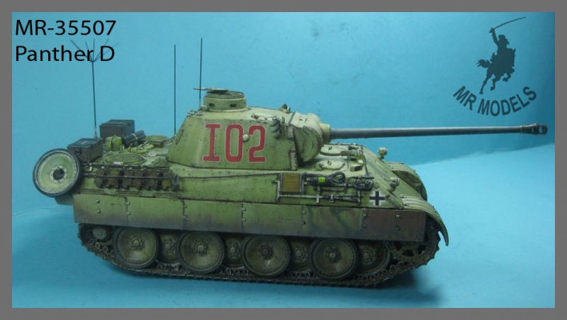 MR-35507 Rüstsatz Panther D & Pz.Bef.Wg Panther D Upgrade Panther D & Pz.Bef.Wg. Panther D command tank         (TAMIYA)