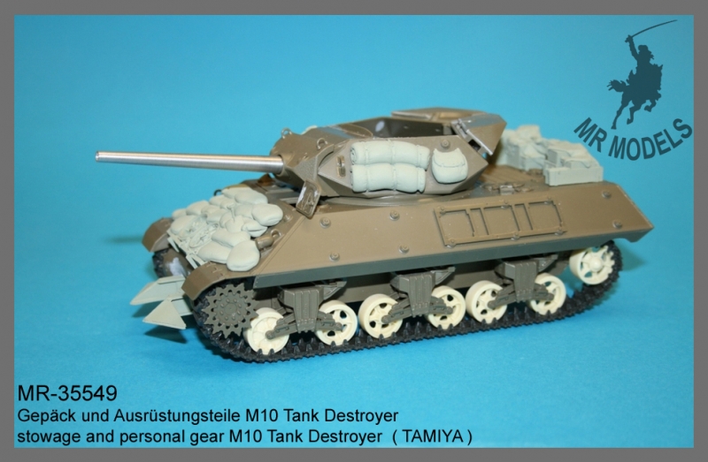 MR-35549  Gepäck und Ausrüstungsteile M10 Tank Destroyer   ( TAMIYA )
