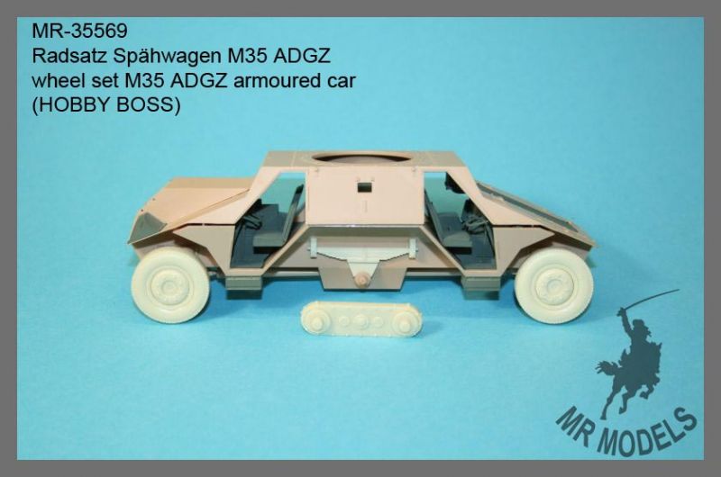 MR-35569    wheel set M35 ADGZ armoured car             (HOBBY BOSS)