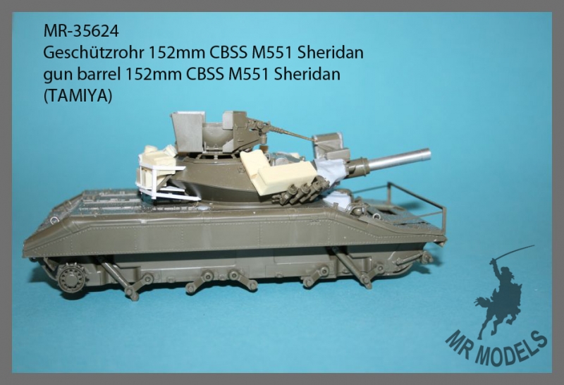 MR-35624  gun barrel 152mm CBSS M551 Sheridan        (TAMIYA)