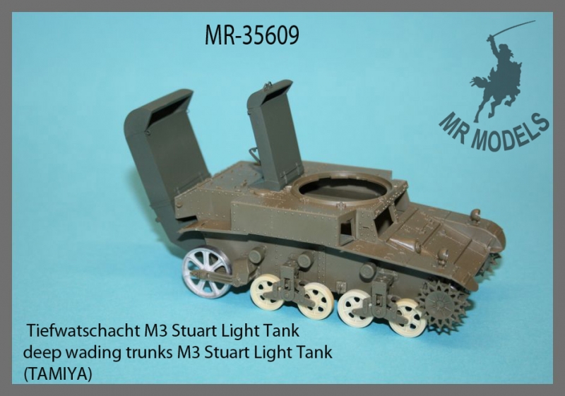 MR-35609   deep wading trunks M3 Stuart Light Tank        (TAMIYA)