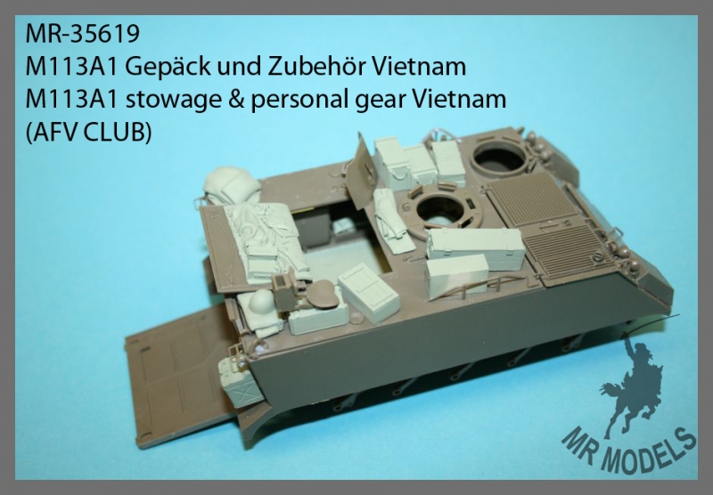 MR-35619  Gepäck und Zubehör M113A1 US Army Vietnam  No.1  (AFV CLUB)