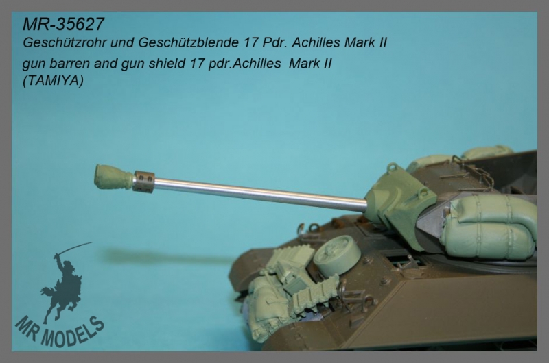 MR-35627  Geschützrohr und Geschützblende Achilles Mk.II