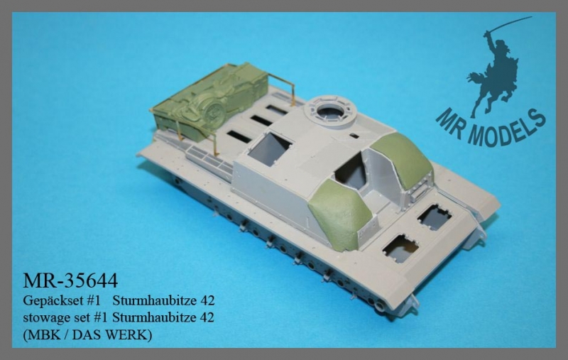 MR-35644 Gepäckset #1   Sturmhaubitze 42   (MBK / DAS WERK 2in1 kit)