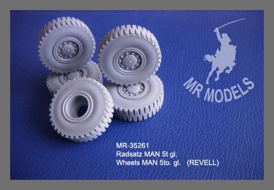 MR - 35261 Rädersatz MAN 5t gl. [für REVELL]