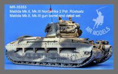 MR-35353 Matilda Mk.II / III North Africa 2 Pdr. Tank gun