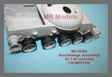MR - 35368 Gummibelege, beschädigt für T-62 Laufrollen   (TRUMPER)
