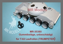 MR 35380 Gummibeläge, unbeschädigt für T-62 Laufrollen (TRUMPETER)