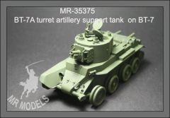 MR-35375 BT-7A turret artillery support tank  on BT-7  (TAMIYA)