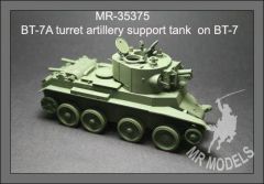 MR-35375 BT-7A turret artillery support tank  on BT-7  (TAMIYA)